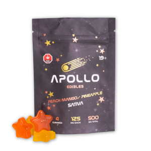 Apollo Edibles – Peach Mango/Pineapple Shooting Stars 500mg THC Sativa Buy Apollo Edibles – Peach Mango/Pineapple Shooting Stars 500mg THC Sativa online Canada