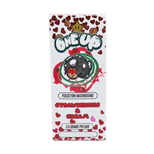 Buy One Up – Psilocybin Mushrooms Chocolate Bar – Strawberry and Cream 3.5g online Canada