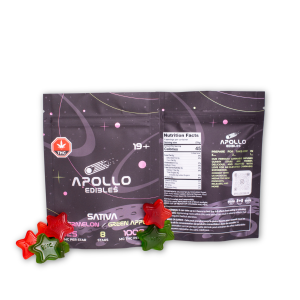 Apollo Edibles – Watermelon/Green Apple Shooting Stars 1000mg THC Sativa Buy Apollo Edibles – Watermelon/Green Apple Shooting Stars 1000mg THC Sativa online Canada