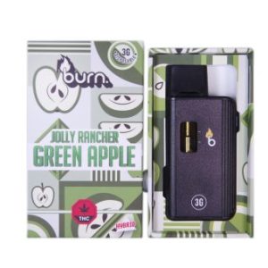 Buy Burn Extracts – Jolly Rancher Green Apple 3ml Mega Sized Disposable Pen online Canada