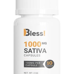 Buy Bless Softgel Capsules – 1000mg THC (Sativa) online Canada