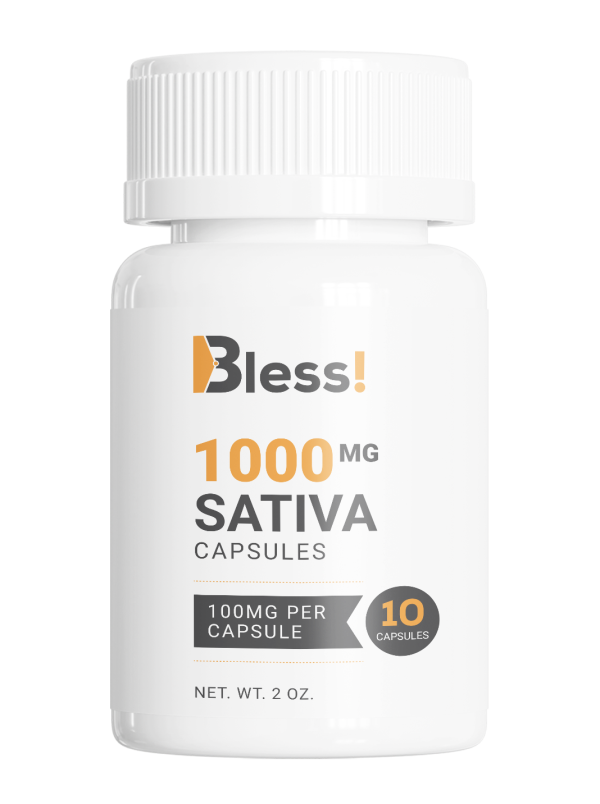 Buy Bless Softgel Capsules – 1000mg THC (Sativa) online Canada