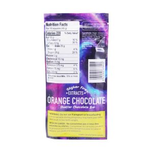 Buy Higher Fire Extracts – Shatter Chocolate Bar – Orange 2000mg THC (Indica) online Canada