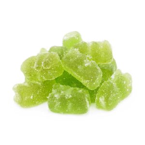 Buy Get Wrecked Edibles – Peach Mango Gummy Bears 300mg THC online Canada