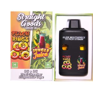 Buy Straight Goods – Dual Chamber Vape – Peach Rings + Jungle Juice (3G + 3G) online Canada