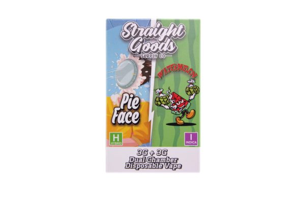 Buy Straight Goods – Dual Chamber Vape – Pie Face + Watermelon (3G + 3G) online Canada