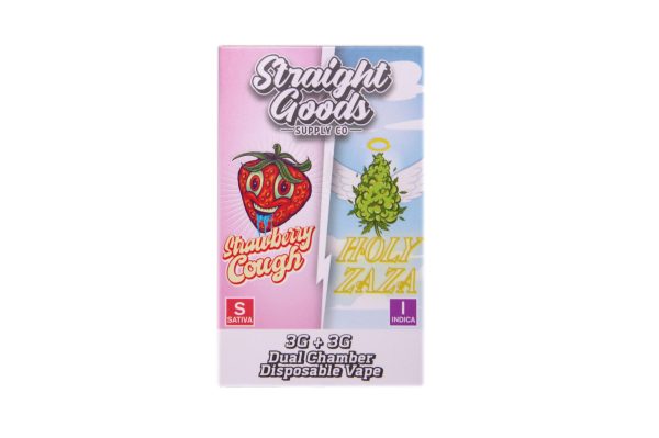 Buy Straight Goods – Dual Chamber Vape – Strawberry Cough + Holy Zaza (3G + 3G) online Canada