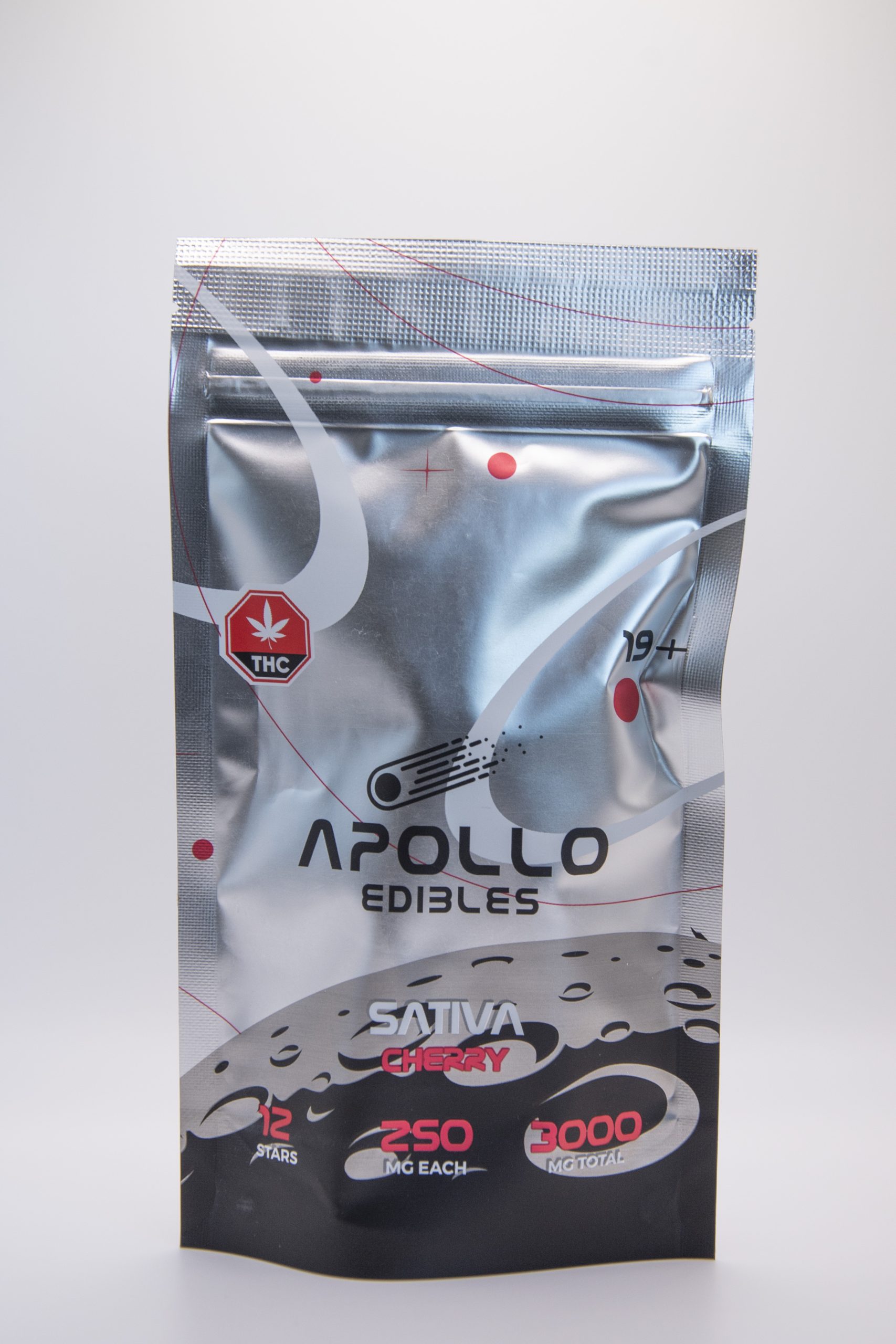 Buy Apollo Edibles – Cherry Shooting Stars 3000mg THC Sativa online Canada