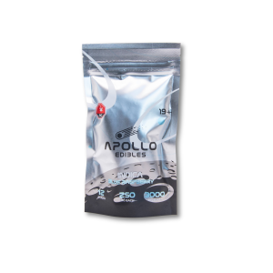 Buy Apollo Edibles – Blue Raspberry Shooting Stars 3000mg THC Indica online Canada