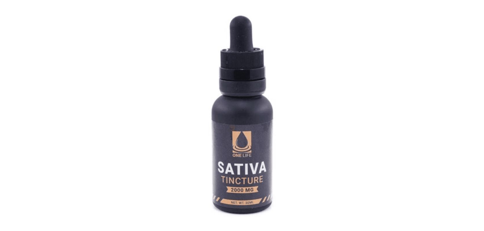 The Sativa Tincture - Distillate is among the most potent, carrying 2000mg THC. 