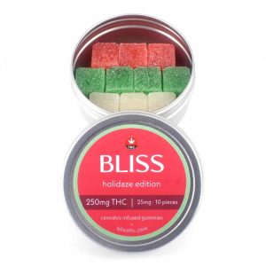 Buy Bliss – Christmas Holidaze Edition Gummy 250mg THC online Canada