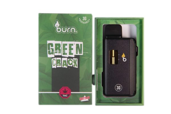Buy Burn Extracts – Green Crack 3ml Mega Sized Disposable Pen online Canada