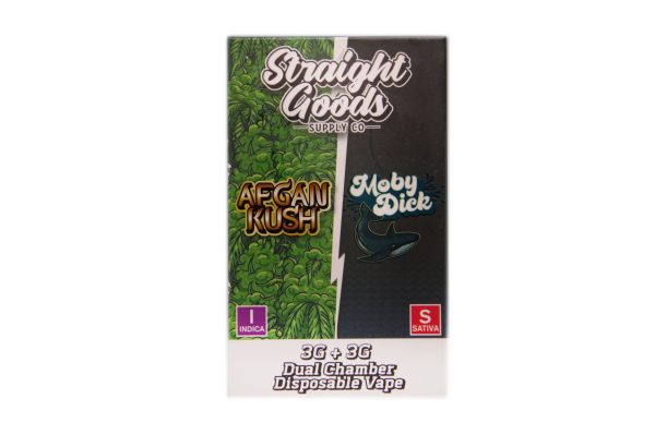 Buy Straight Goods – Dual Chamber Vape – Afghan Kush + Moby Dick (3G + 3G) online Canada