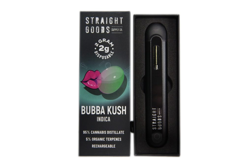 Buy Straight Goods – Bubba Kush 2G Disposable Pen (Indica) online Canada