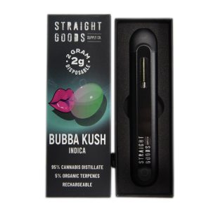 Buy Straight Goods – Bubba Kush 2G Disposable Pen (Indica) online Canada
