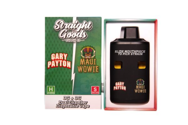 Buy Straight Goods – Dual Chamber Vape – Gary Payton + Maui Wowie (3G + 3G) online Canada