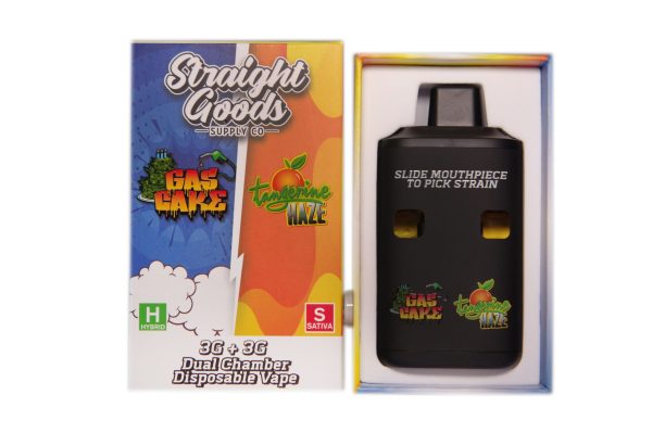 Buy Straight Goods – Dual Chamber Vape – Gas Cake + Tangerine Haze (3G + 3G) online Canada