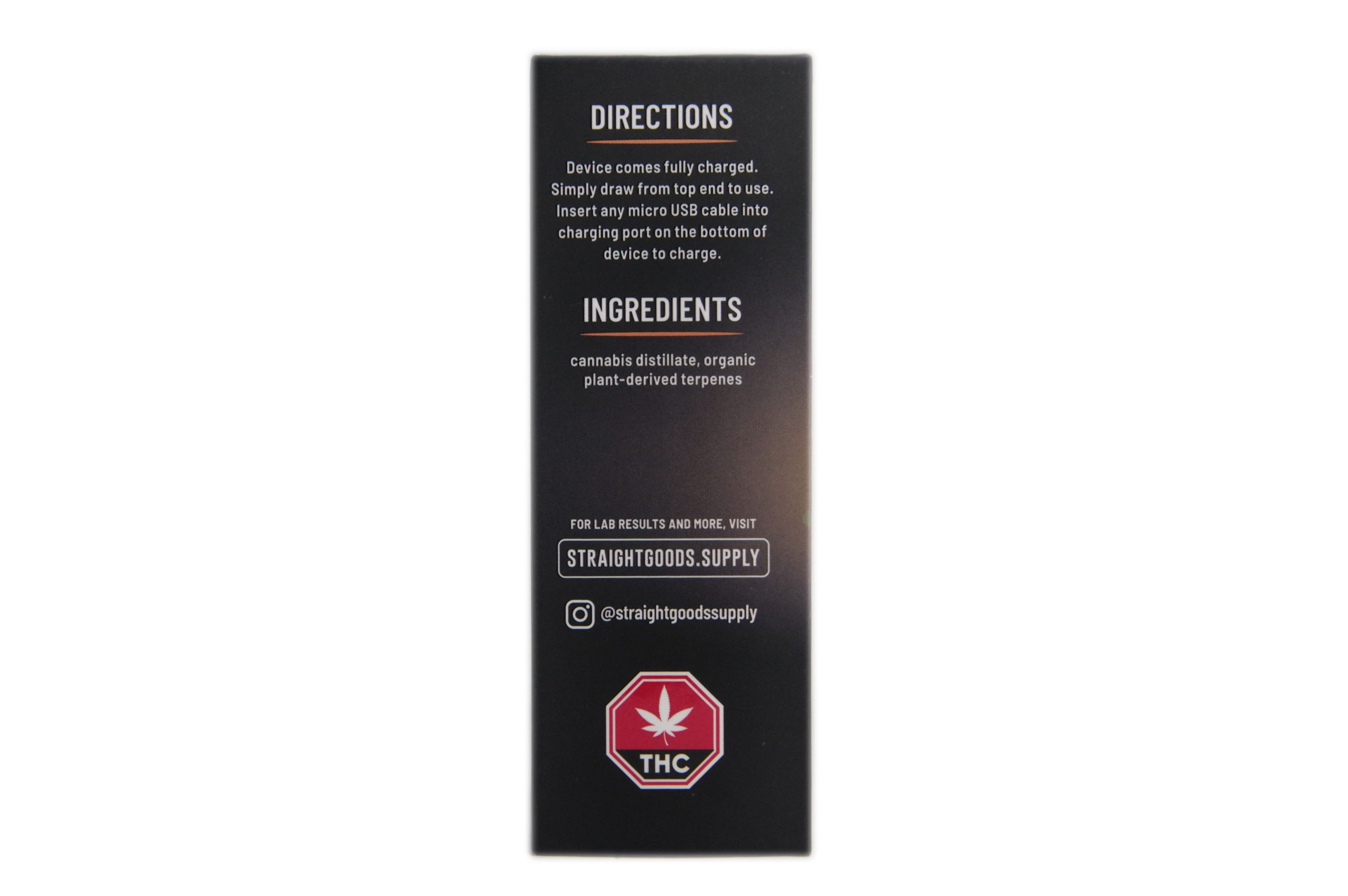 Buy Straight Goods – Holy ZaZa 2G Disposable Pen (Indica) online Canada