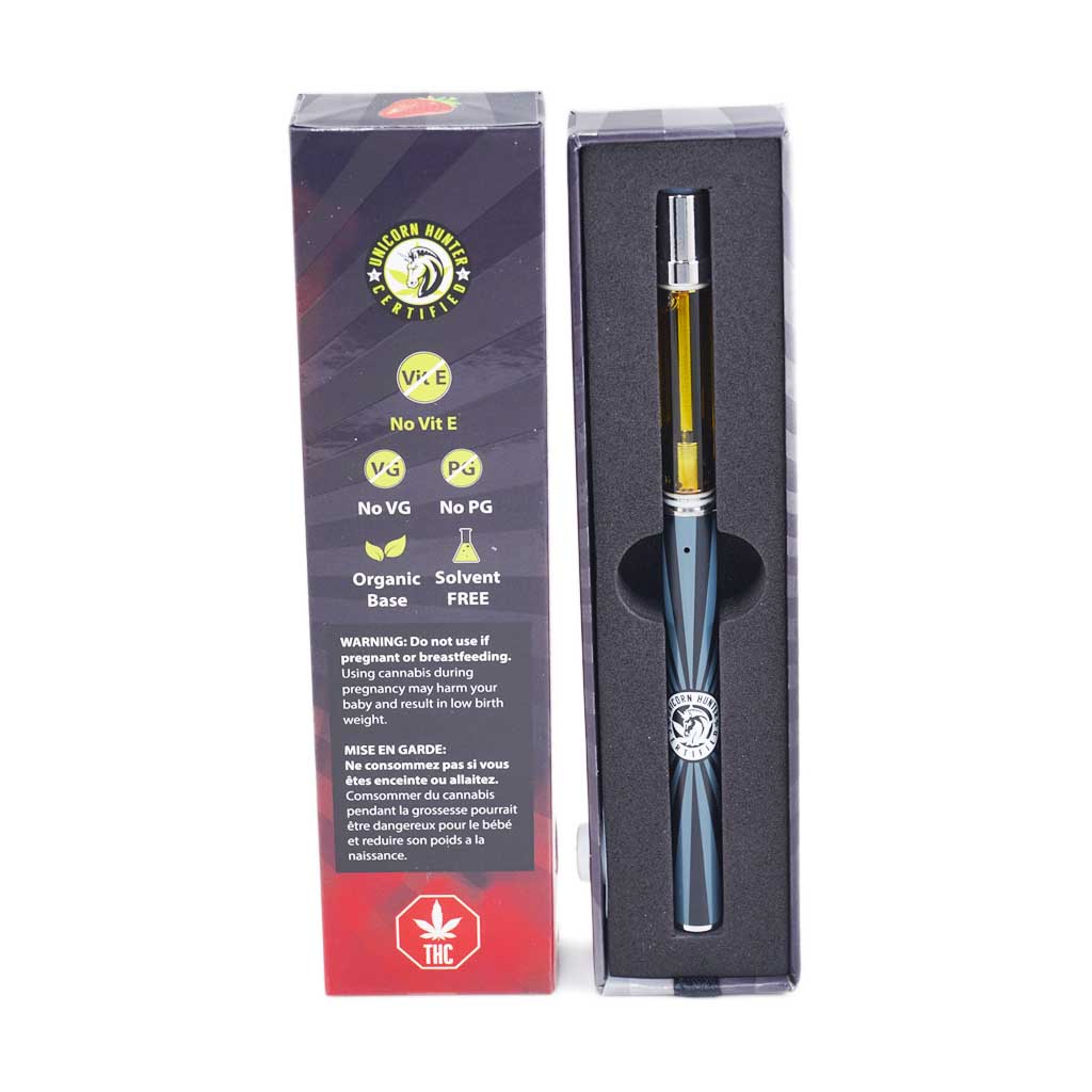 Buy Unicorn Hunter Concentrates – Strawberry HTSFE Disposable Pen online Canada