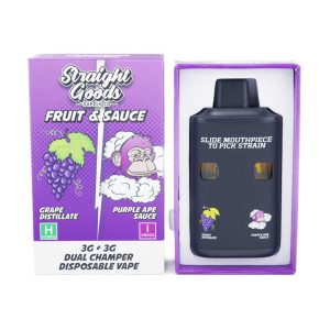 Buy Straight Goods – Dual Chamber Vape – Grape + Purple Ape (3G + 3G) online Canada