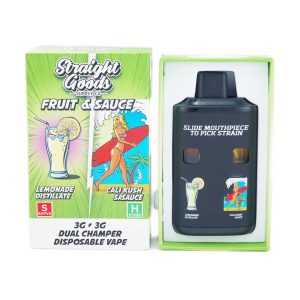 Buy Straight Goods – Dual Chamber Vape – Lemonade + Cali Kush (3G + 3G) online Canada