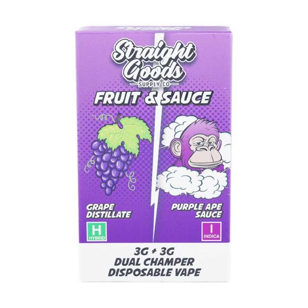 Buy Straight Goods – Dual Chamber Vape – Grape + Purple Ape (3G + 3G) online Canada