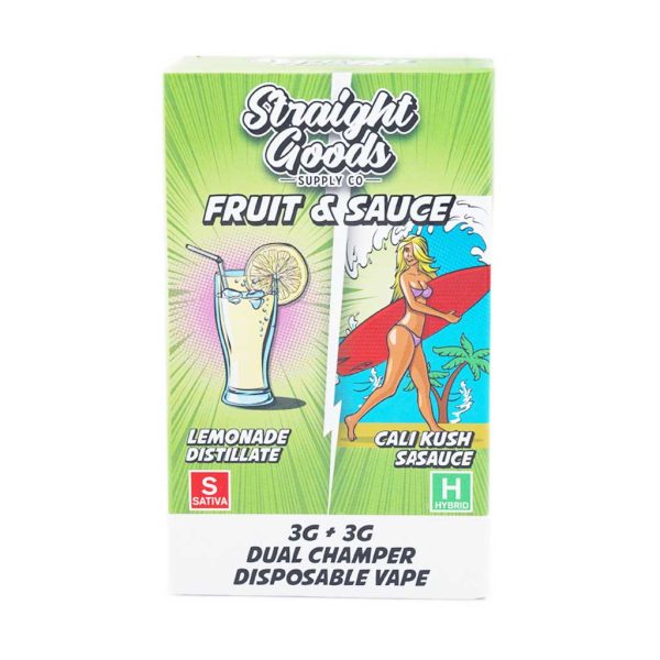 Buy Straight Goods – Dual Chamber Vape – Lemonade + Cali Kush (3G + 3G) online Canada