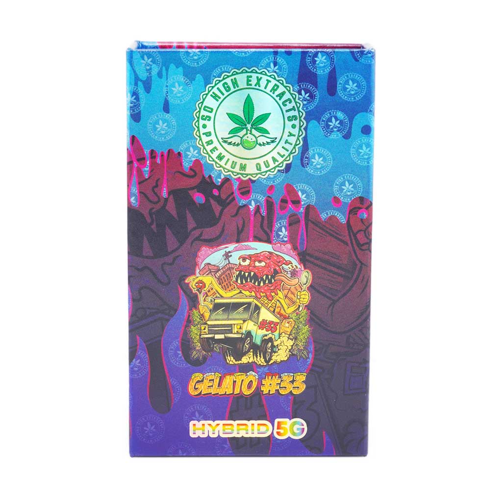 Buy So High Extracts Disposable Pen – Gelato #33 5ML (Hybrid) online Canada