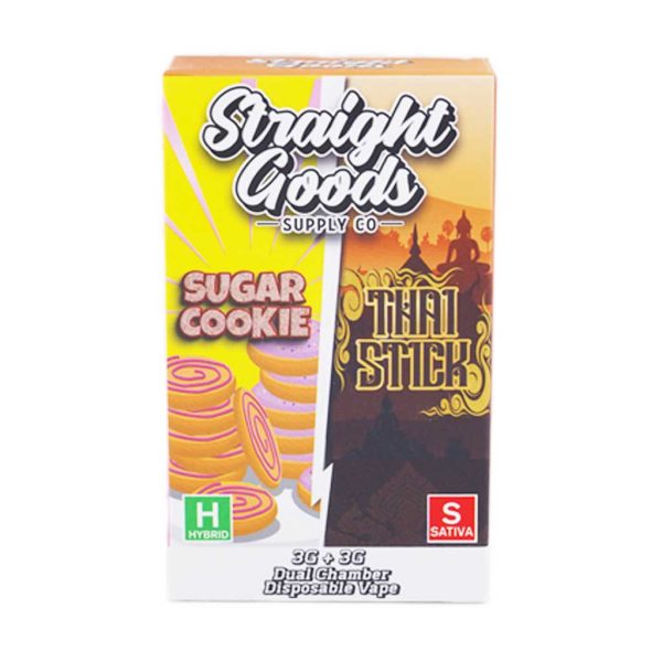 Buy Straight Goods – Dual Chamber Vape – Sugar Cookies + Thai Stick (3G + 3G) online Canada