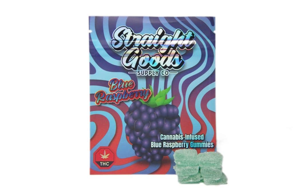 Buy Straight Goods Edibles – Blue Raspberry (300mg THC) online Canada