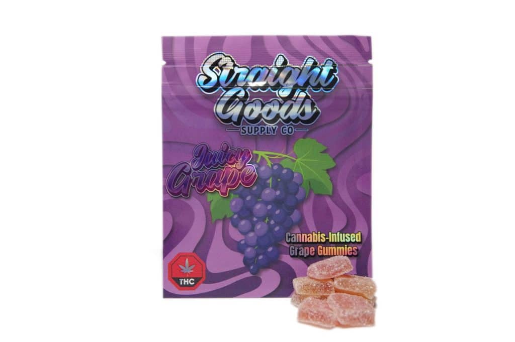 Buy Straight Goods Edibles – Juicy Grape (300mg THC) online Canada