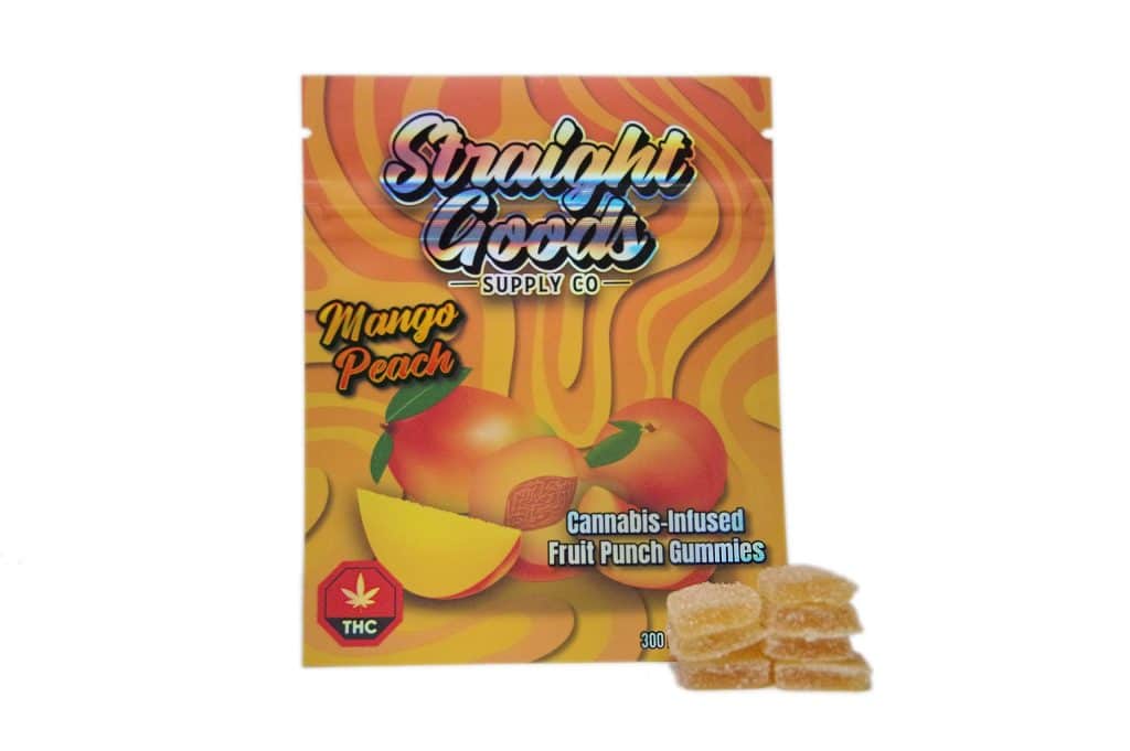Buy Straight Goods Edibles – Mango Peach (300mg THC) online Canada