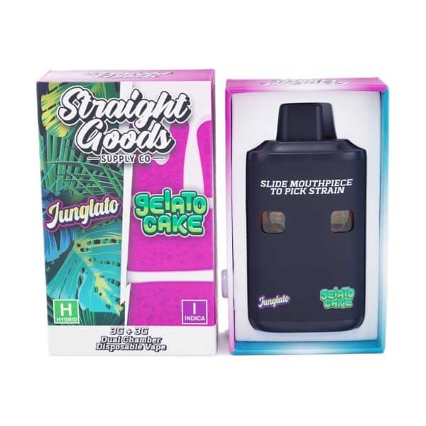Buy Straight Goods – Dual Chamber Vape – Junglato + Gelato Cake (3G + 3G) online Canada