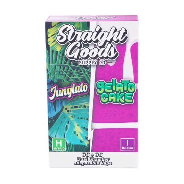 Buy Straight Goods – Dual Chamber Vape – Junglato + Gelato Cake (3G + 3G) online Canada