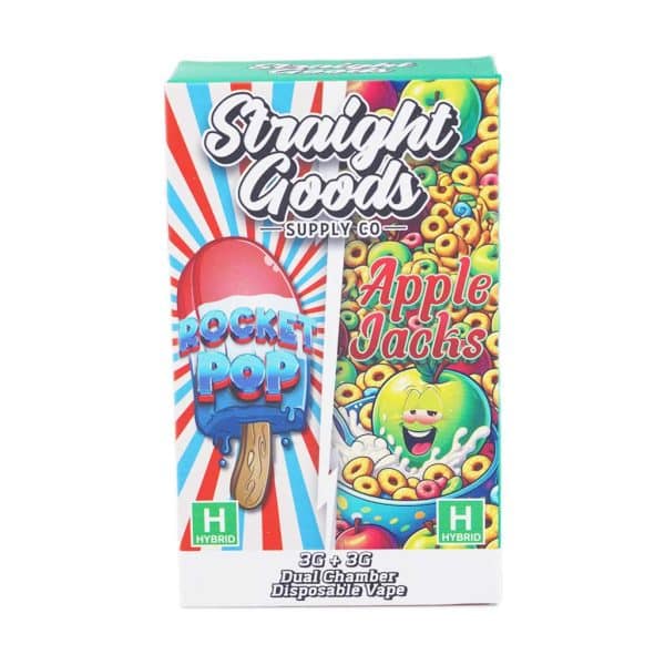 Buy Straight Goods – Dual Chamber Vape – Rocket Pops + Apple Jacks (3G + 3G) online Canada