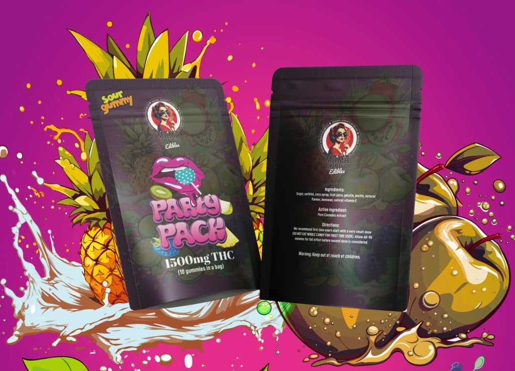 Buy Mama Anne’s Edibles – Party Pack Gummy – 1500mg THC online Canada