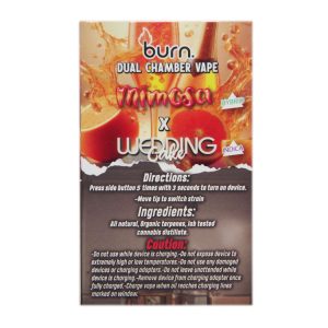 Buy Burn Extracts – Dual Chamber Disposable Vape – Mimosa + Wedding Cake (3G +3G) online Canada