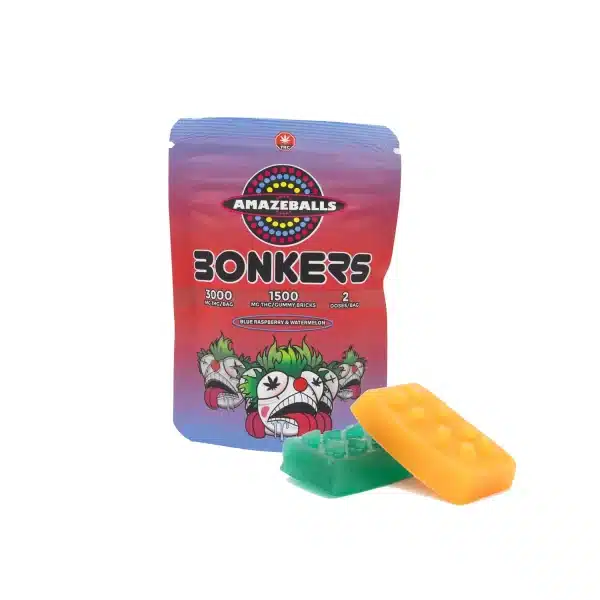 Buy Amazeballs Edibles – Bonkers Gummies – 3000mg THC online Canada