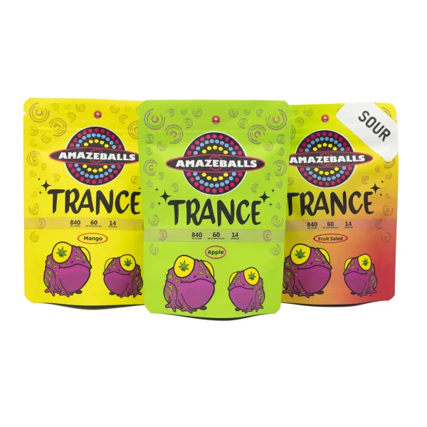 Buy Amazeballs Edibles – Trance Gummies – 840mg THC online Canada