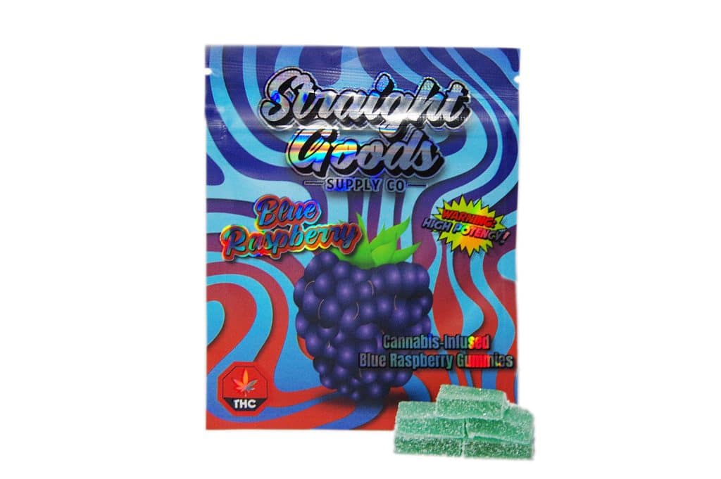 Buy Straight Goods Edibles – Blue Raspberry (500mg THC) online Canada