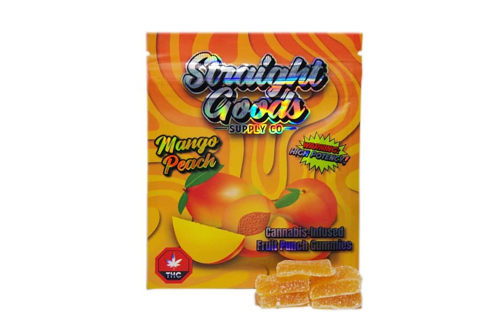 Buy Straight Goods Edibles – Mango Peach (500mg THC) online Canada