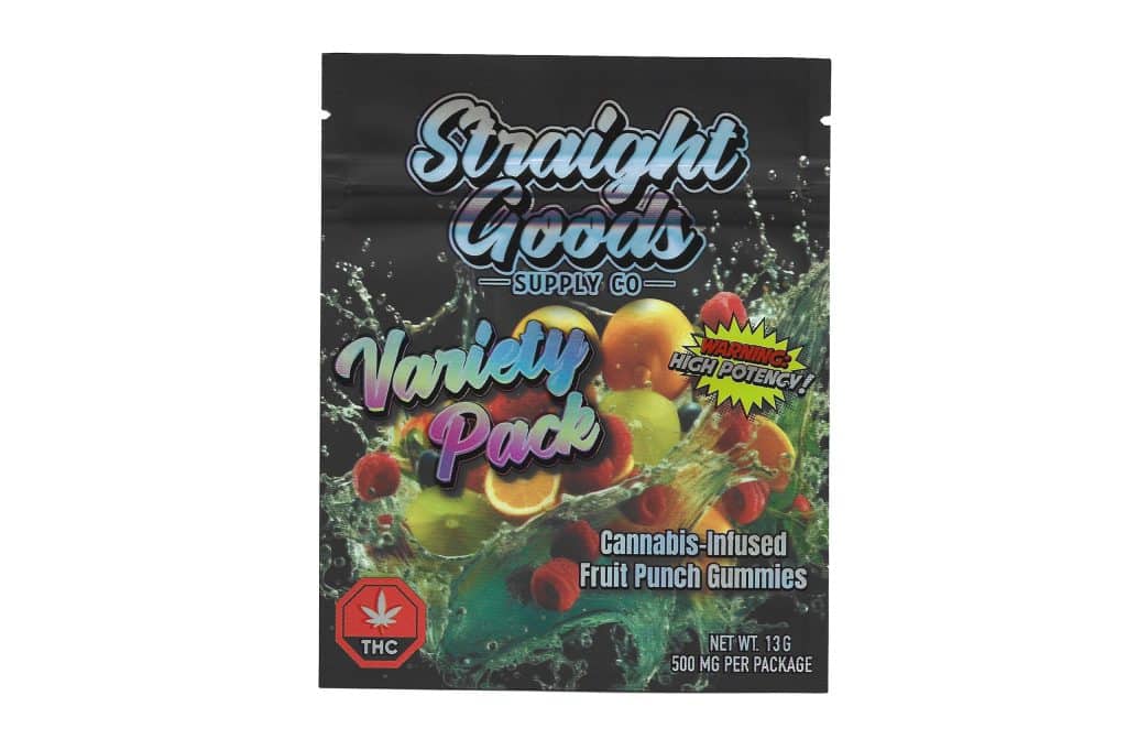 Buy Straight Goods Edibles – Variety Pack (500mg THC) online Canada