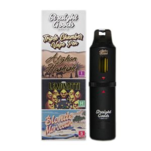 Buy Straight Goods – Triple Chamber Vape – Afghan Hashish + Lemonatti + Blonde Moroccan (3 Grams + 3 Grams + 3 Gram) online Canada