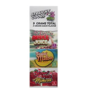 Buy Straight Goods – Triple Chamber Vape – Apple Juice + Tropical Melon + Strawberry Mimosa (3 Grams + 3 Grams + 3 Gram) online Canada