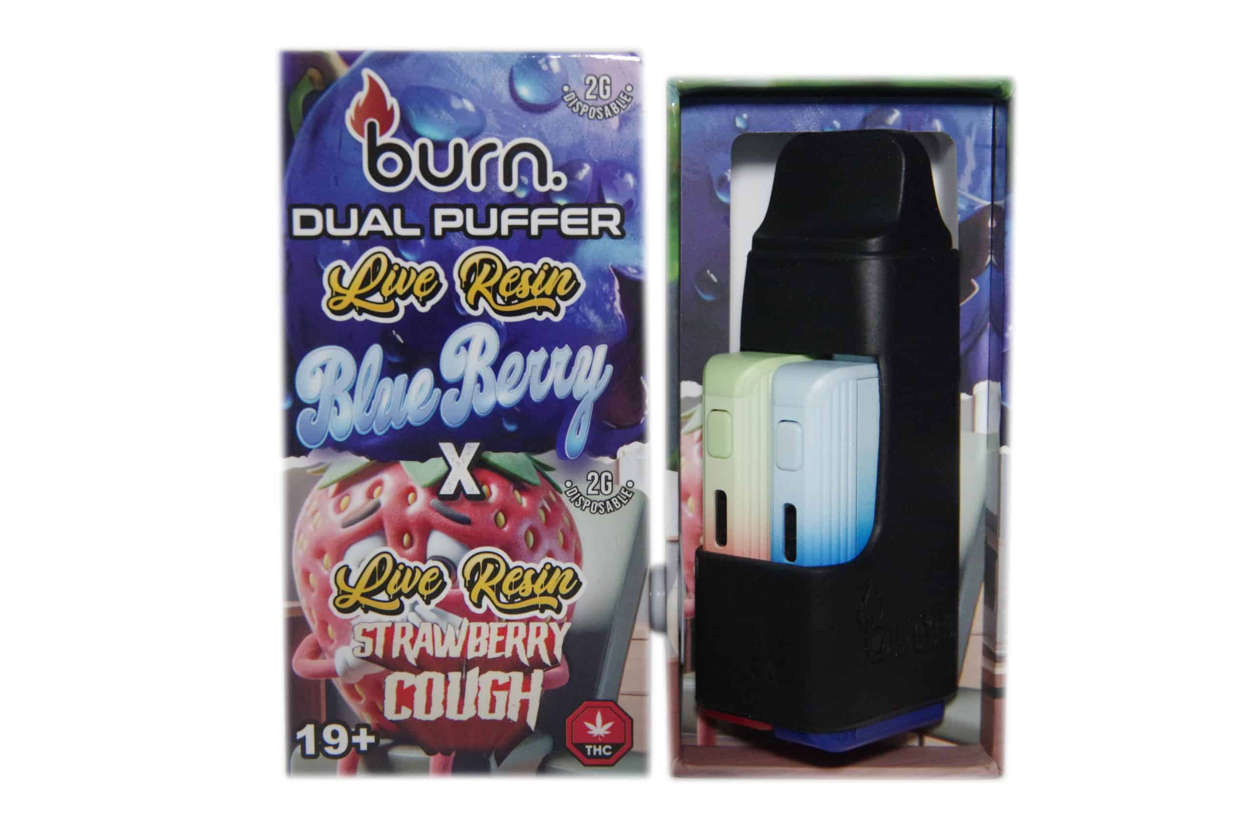 Burn Extracts – Dual 2 Gram Puffer – Live Resin Blueberry x Live Resin Strawberry Cough (2 Grams + 2 Gram) Buy Burn Extracts – Dual 2 Gram Puffer – Live Resin Blueberry x Live Resin Strawberry Cough (2 Grams + 2 Gram) online Canada