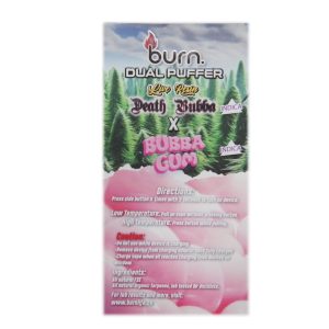 Buy Burn Extracts – Dual Puffer – Live Resin Death Bubba x Bubba Gum (2 Grams + 3 Gram) online Canada