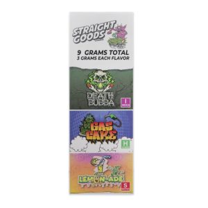 Buy Straight Goods – Triple Chamber Vape – Death Bubba + Gas Cake + Lemonade (3 Grams + 3 Grams + 3 Gram) online Canada