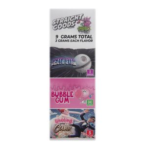 Buy Straight Goods – Triple Chamber Vape – Death Star + Bubble Gum + Wedding Cake (3 Grams + 3 Grams + 3 Gram) online Canada