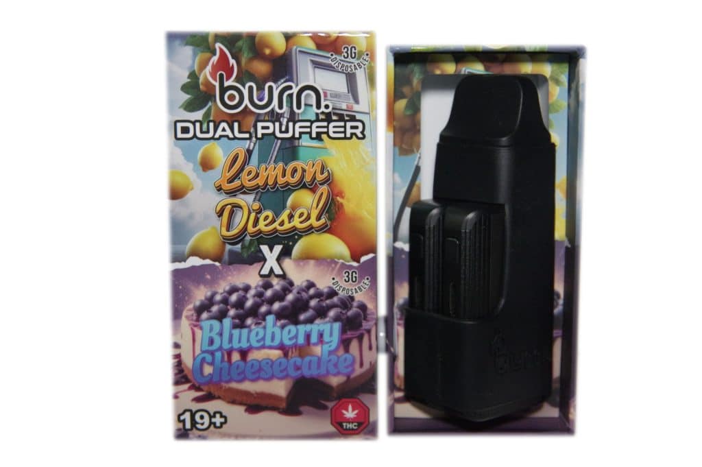 Burn Extracts – Dual 3 Gram Puffer – Lemon Diesel x Blueberry Cheesecake (3 Grams + 3 Gram) Buy Burn Extracts – Dual 3 Gram Puffer – Lemon Diesel x Blueberry Cheesecake (3 Grams + 3 Gram) online Canada
