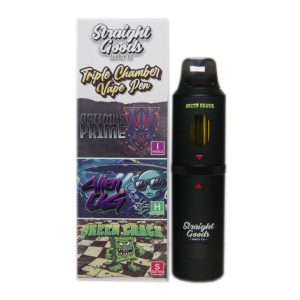 Buy Straight Goods – Triple Chamber Vape – Optimus Prime + Alien OG + Green Crack (3 Grams + 3 Grams + 3 Gram) online Canada